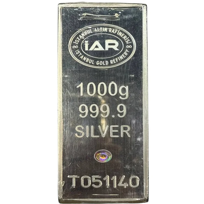 شمش نقره 1000 گرمي برند ايار(999/9)ترك(IAR)